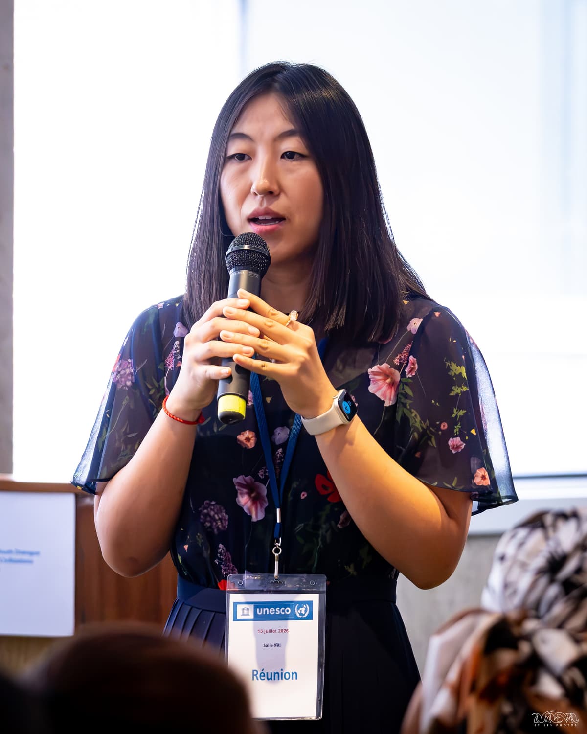Zhan Yi leading a guided meditation