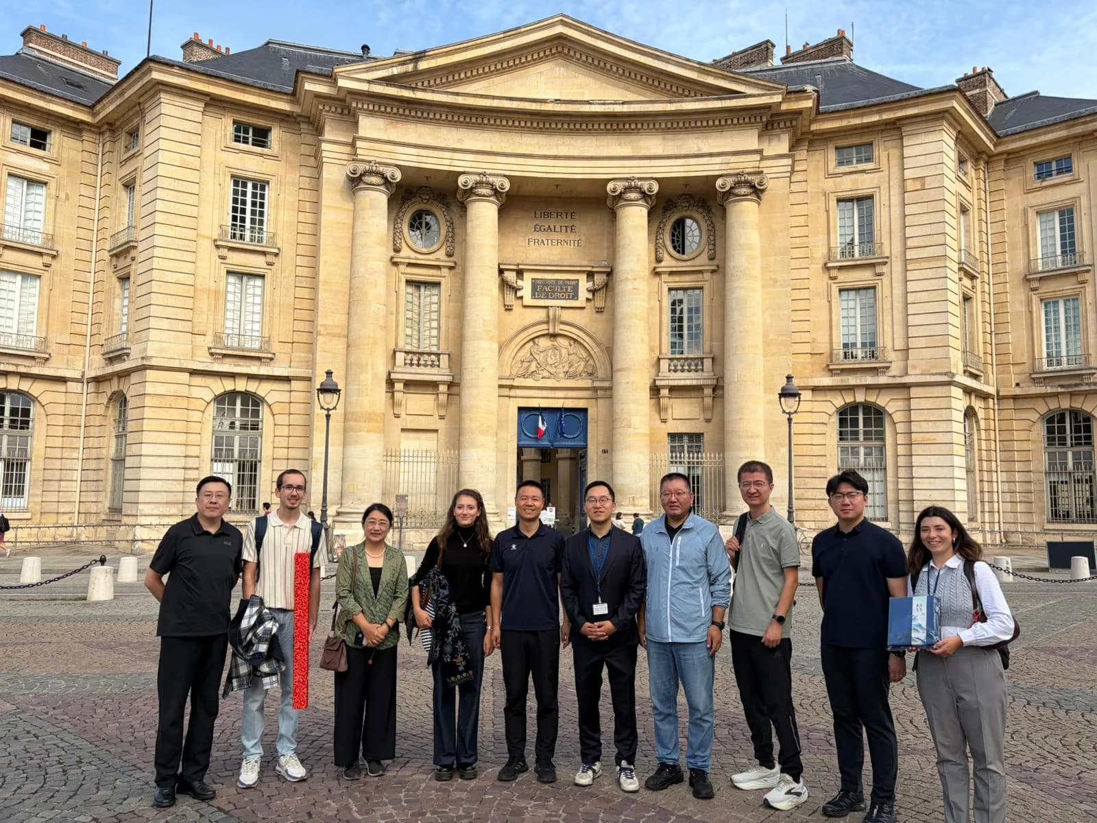 At the Sorbonne, GYDCA Welcomes a Delegation from the Beijing Youth Federation